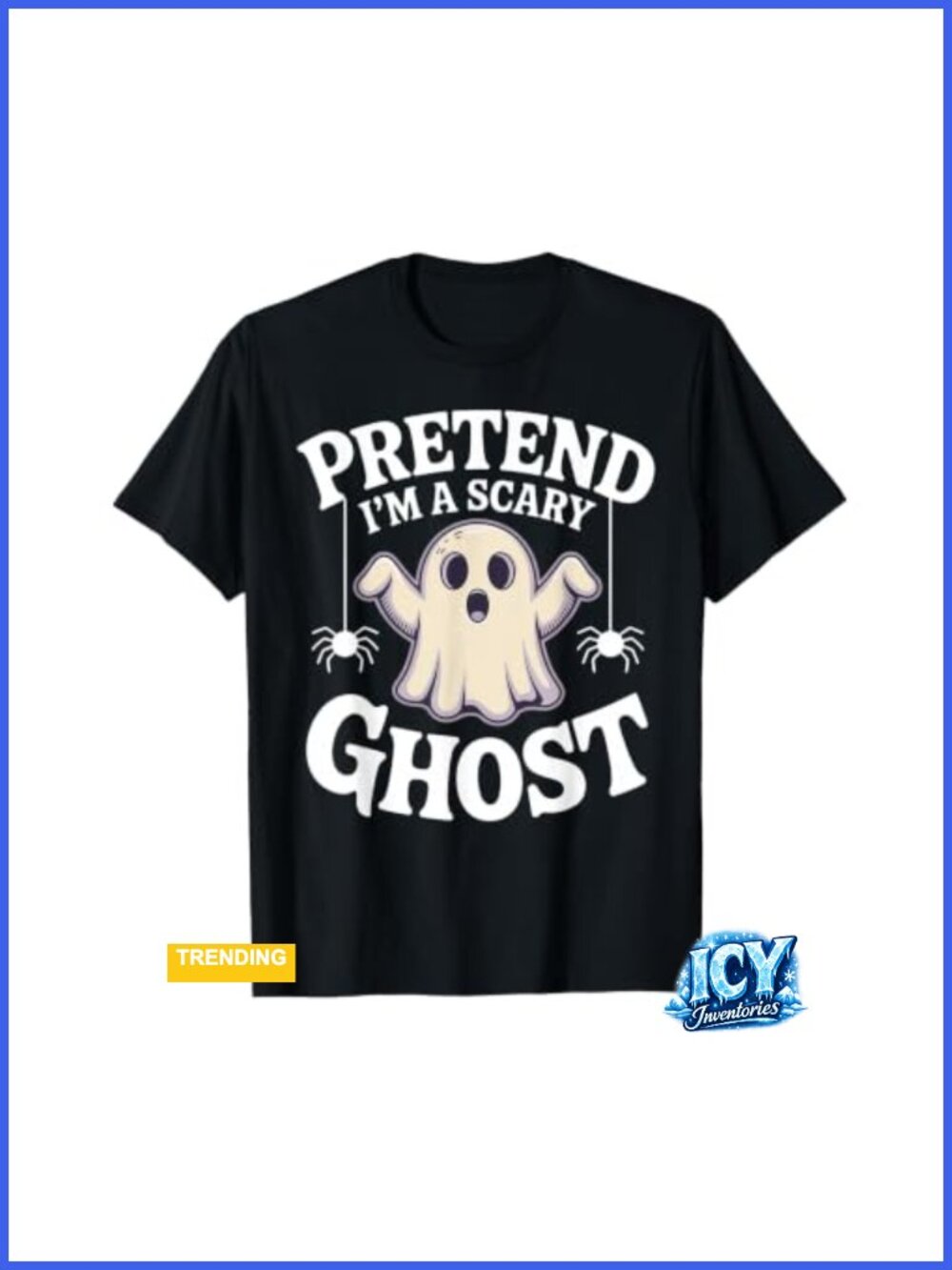 Funny Lazy Halloween Ghost Costume T-Shirt Men's Novelty Tee
